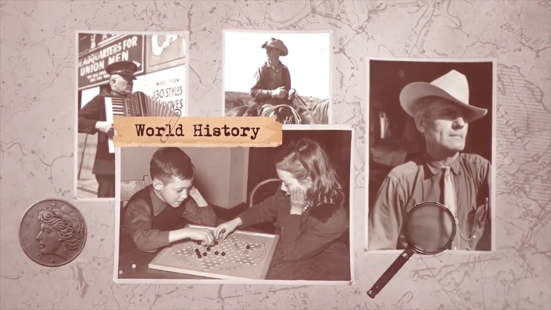 Videohive History Timeline Vintage SlideShow