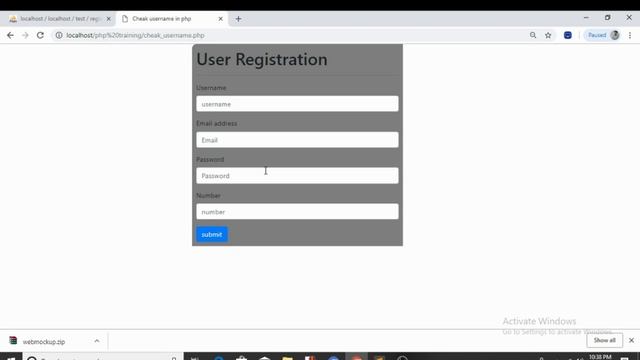 Check If Username Exists in php (hindi) смотреть онлайн