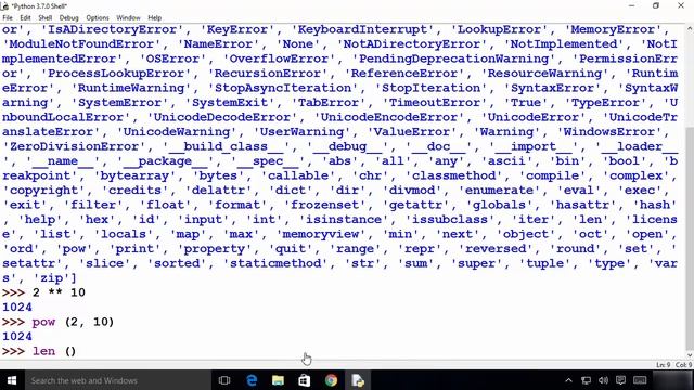 Python Built-in Functions and Built-in Module смотреть онлайн