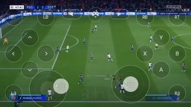 ⚽️🔥FIFA 20 NA TELEFON 📲GAMEPLAY🔥⚽️PSG Vs TOTENHAM⚠️UCL📱