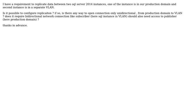 Databases: SQL Server Replication between a domain and VLAN смотреть онлайн