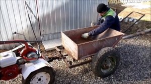 Тачка для мотоблока