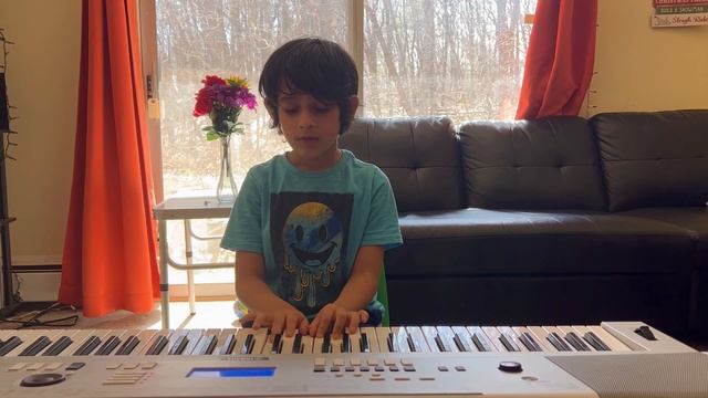 Best Piano Lesson by Kid | C Major Scale | C Node Piano Practice смотреть онлайн