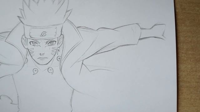 How to Draw Naruto Six Paths Sage Mode - Naruto Shippuden | Step By Step Tutorial смотреть онлайн