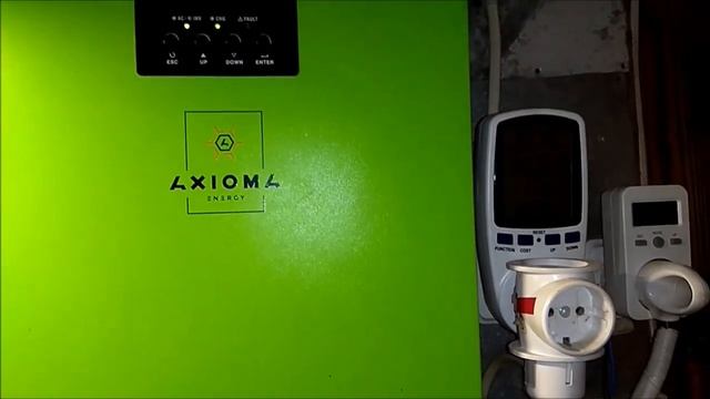 Работа гибридного инвертора при отоплении дома кондиционером (нехватка солнечных панелей) смотреть онлайн