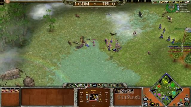TBL vs. GDM, Game 2 - Age of Mythology: The Titans Clan League, Season 26 - Play-In смотреть онлайн