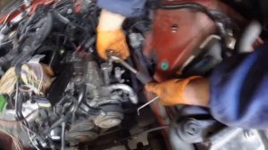 How to remove a BMW F20 N47 engine / Как снять двигатель BMW  F20 N47