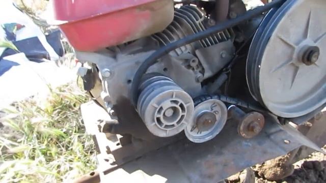 Окучивал картошку мотоблоком и привёз сено