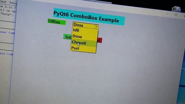 PyQt6 ComboBox смотреть онлайн