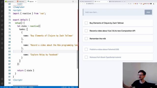 Vue.js 3 & State • Full-Stack TypeScript with Kretes • E03 смотреть онлайн