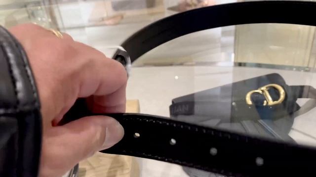 Glimpse: Dior D-FENCE BELT with 'DIOR' buckle смотреть онлайн