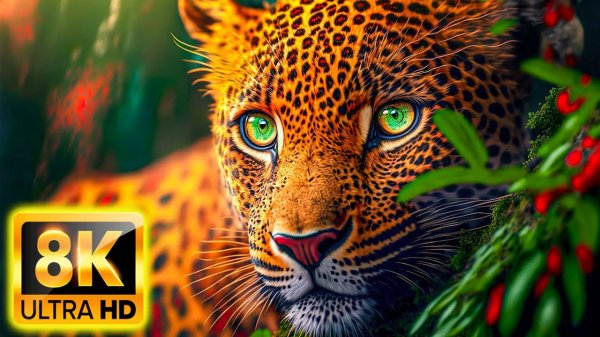 8K HDR 60FPS Dolby Vision — Животные Амазанки 8K ULTRA HD