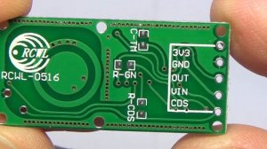 Микроволновый датчик движения RCWL-0516 на основе эффекта Доплера - подключение