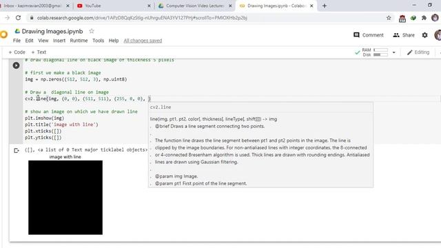 Draw images and shapes in OpenCV with Python смотреть онлайн