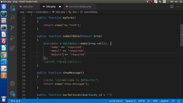 Learn Laravel 8 Tutorials in Hindi - #18 - Laravel Form Validation Using Custom Validator Facade смотреть онлайн