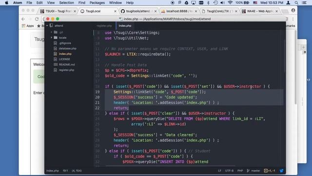 Looking at the Tsugi APIs in A Tsugi Tool смотреть онлайн