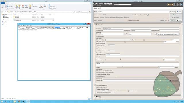 ARK: Adding mods and changing map - Unofficial Server Manager смотреть онлайн