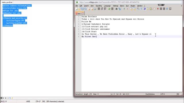 Symlinking Server And Bypassing Errors (Forbidden , 404 Not found , Internel Server Error) By Aymen смотреть онлайн