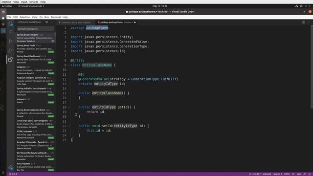 Visual Studio Code Spring Boot - CRUD Controller and DB Config Generators смотреть онлайн