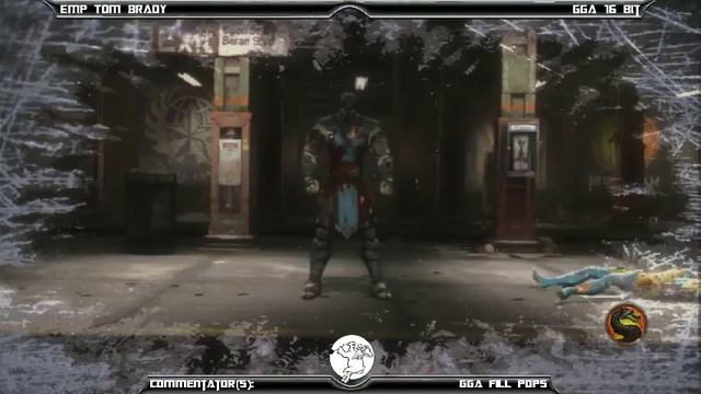 MK9: EMP Tom Brady (Sub Zero) Vs GGA 16 Bit (Kitana) GGA Ultra Violence Tuesdays (15.Aug.2012)