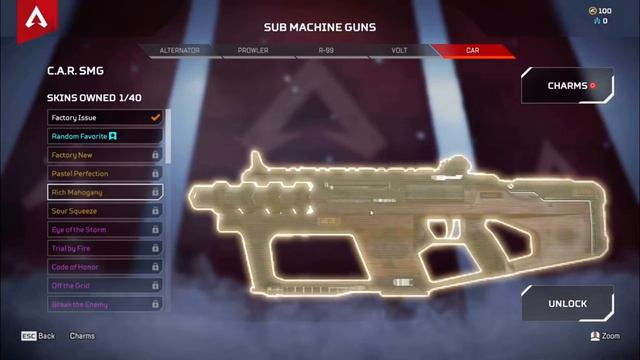 Apex Legends: CAR SMG Legendary Skins смотреть онлайн