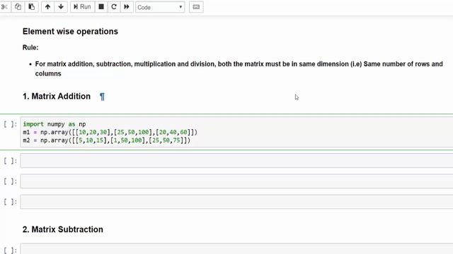 Machine Learning Tutorial Python NumPy : 12 . Arithmetic Operations смотреть онлайн