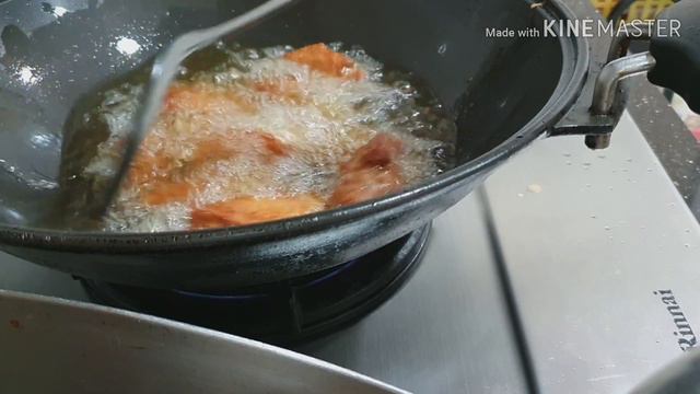 How to make deepfry chiken( Har cheong kai) with prown paste смотреть онлайн