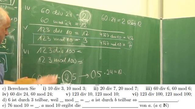 Beispiele von div und mod | Mathematik vom Mathe Schmid смотреть онлайн