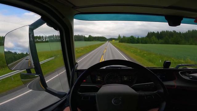 My daily work POV Truck Driving Norway 4K60 Volvo FH540 смотреть онлайн