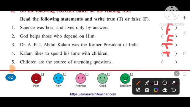 ?? 5th English Workbook Unit-4" Kalam with Children"Worksheet 4.1 to 4.10 Explanation in telugu ?? смотреть онлайн