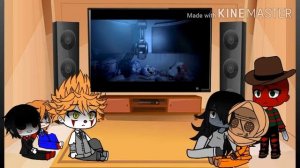 Horror Movies React To The Afton Family's Deaths [Gacha Club UwU]