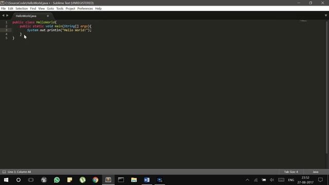 Java || HelloWorld program || Windows command line execution || 01 смотреть онлайн