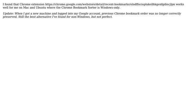 Unix & Linux: How to sort bookmarks by date in Chrome web browser? (7 Solutions!!) смотреть онлайн