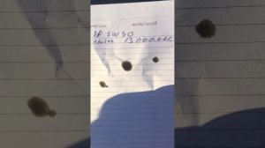 Капельный тест масла Репсол 5W30