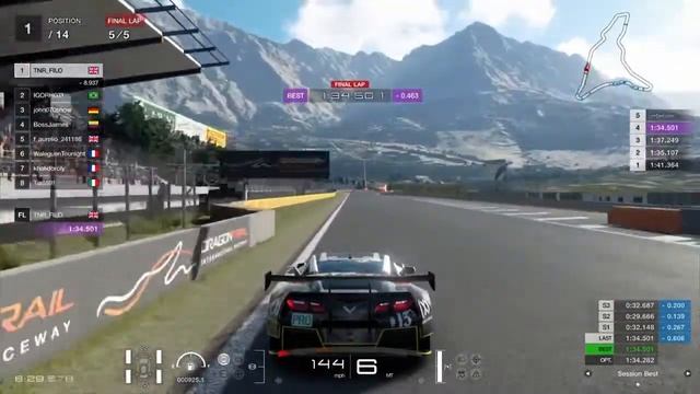 Chevrolet Corvette C7 Gr.3 Setup 2021 - Gran Turismo Sport смотреть онлайн