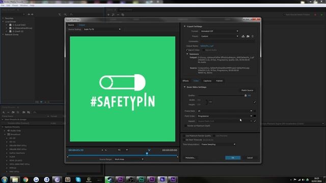 Exporting GIFS From After Effects and AME | Adobe Media Encoder Tutorial смотреть онлайн