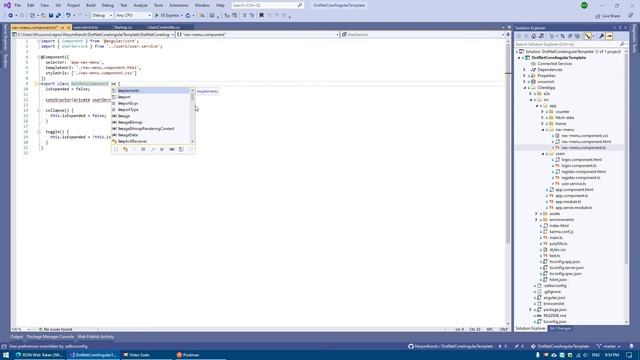 ASP.NET Core, Angular, PostgreSQL web app. Part 3. Get authorized user info смотреть онлайн