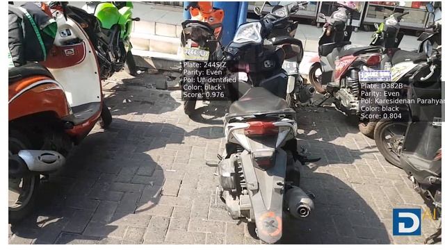 Delligence AI: Motorcycle Plate Number Recognition смотреть онлайн