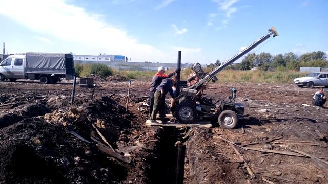 Винтовые сваи (опоры) монтаж, 5,8 метров 4 смотреть онлайн