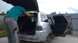 Покраска потолка ваз 2111.