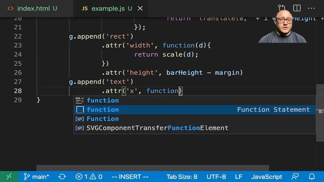 Using Scales with D3 смотреть онлайн