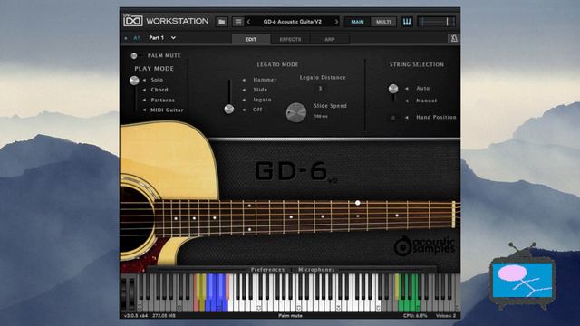 GD-6 Acoustic Guitar V2 / VST Guitar / Demo Play Only