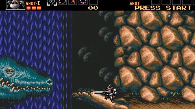 играем в эмулятор Sega | Contra Hard Corps | смотреть онлайн