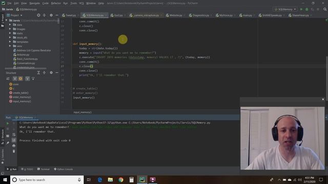 Python SQLite Getting Input for a Digital Memory | #48 (SQLite #2) смотреть онлайн