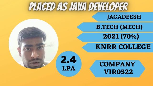 JSpiders Hyderabad Punjagutta | Student Testimonial | Java Developer смотреть онлайн