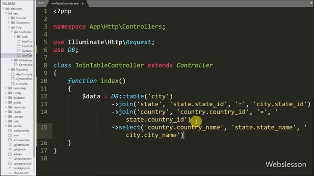 Laravel 5.8 - Join Multiple Table смотреть онлайн