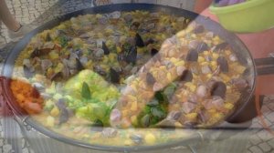 Фоновое видео еды под расслабляющею музыку.