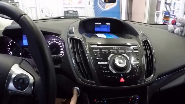 Avto-zapusk.ru Охранный комплекс StarLine X96 + Fortin Evo-Key на Ford Kuga 2013 смотреть онлайн