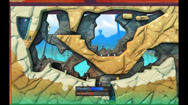 Worms Revolution Puzzle Beach Part 1 (Головоломка Пляж 1) смотреть онлайн
