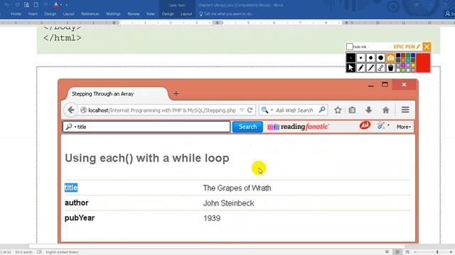 Array in PHP смотреть онлайн